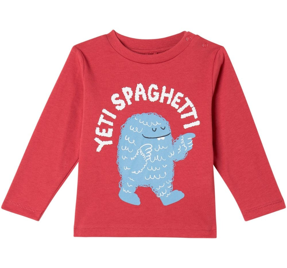 Playera Manga Larga Yeti Spaquetti Red