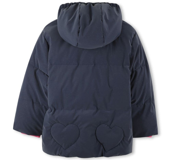 Chamarra Puffer Shimmer Azul Marino