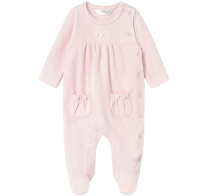 Pelele Tundosado Rosa Baby