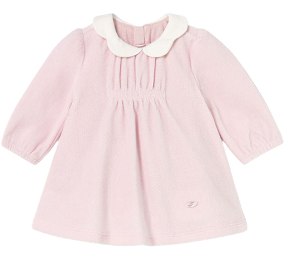 Vestido Tundosado Rosa Baby