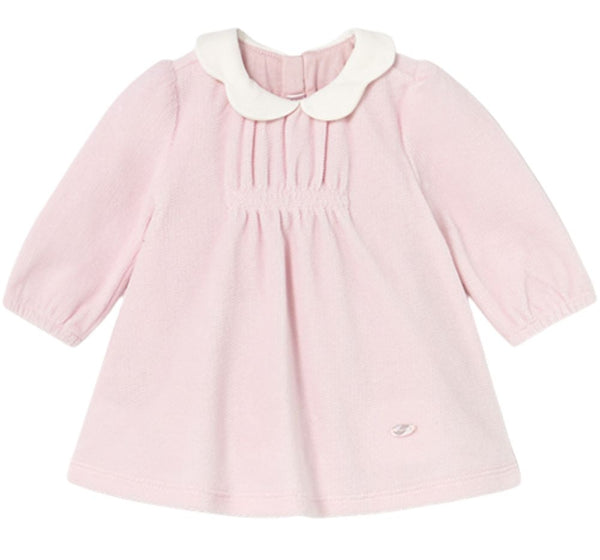 Vestido Tundosado Rosa Baby