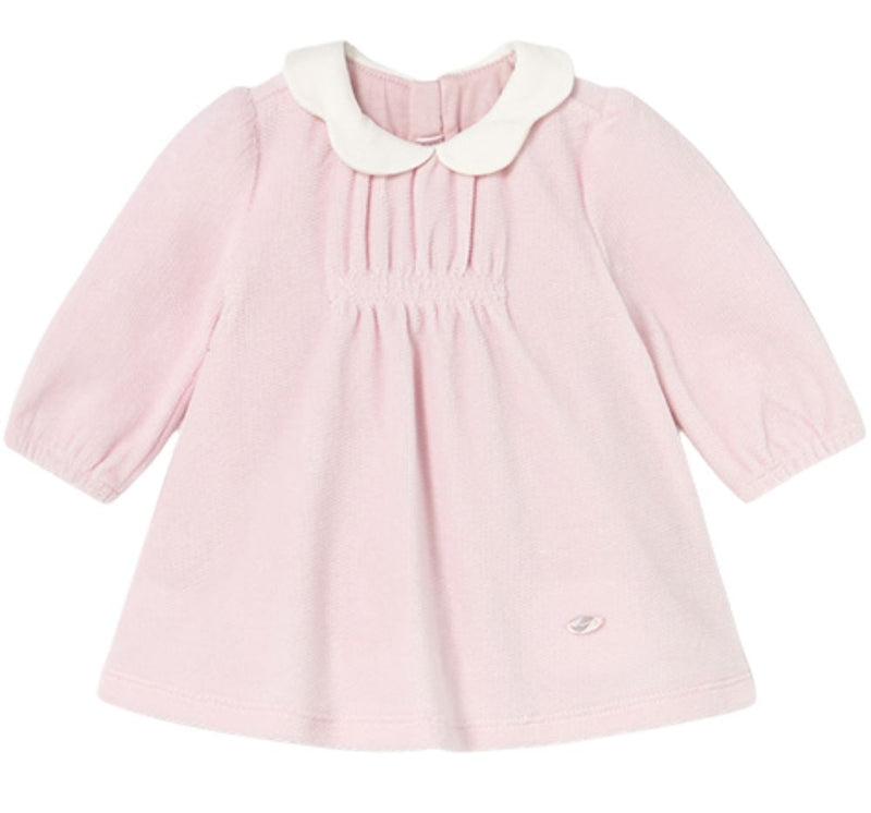 Vestido Tundosado Rosa Baby