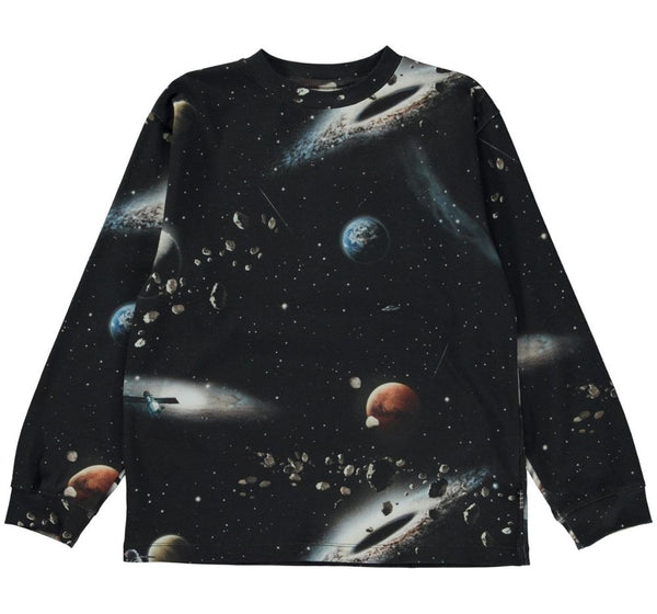 Playera Manga Larga Make Space Moon