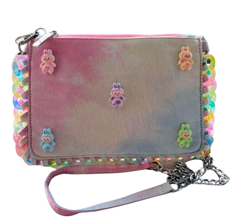 Bolsa Labubu Chain Tie Dye