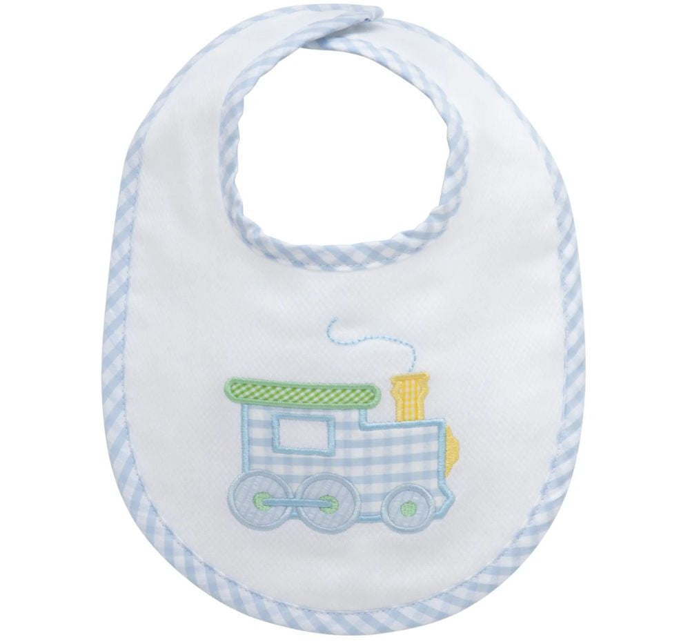 Train Applique Basic Bib
