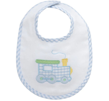 Train Applique Basic Bib