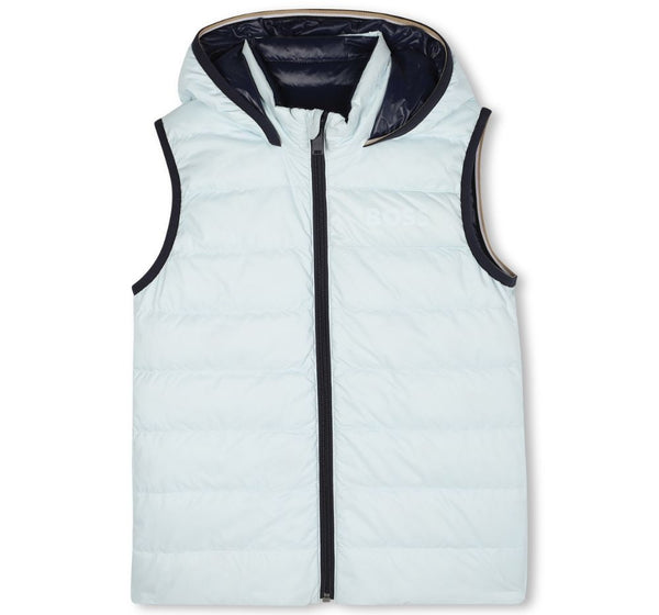 Chaleco Acolchado Reversible Pale Blue