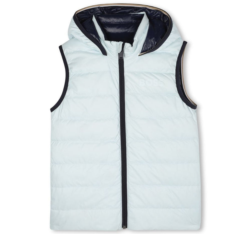 Chaleco Acolchado Reversible Pale Blue