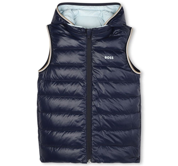 Chaleco Acolchado Reversible Pale Blue