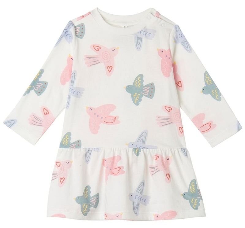 Vestido Manga Larga Birds