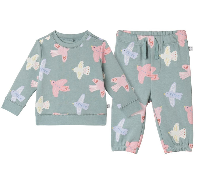 Conjunto Sudadera Y Pantalón Birds Sage