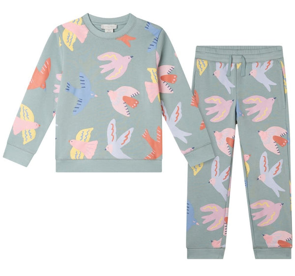 Conjunto Sudadera Y Pantalón Birds Sage