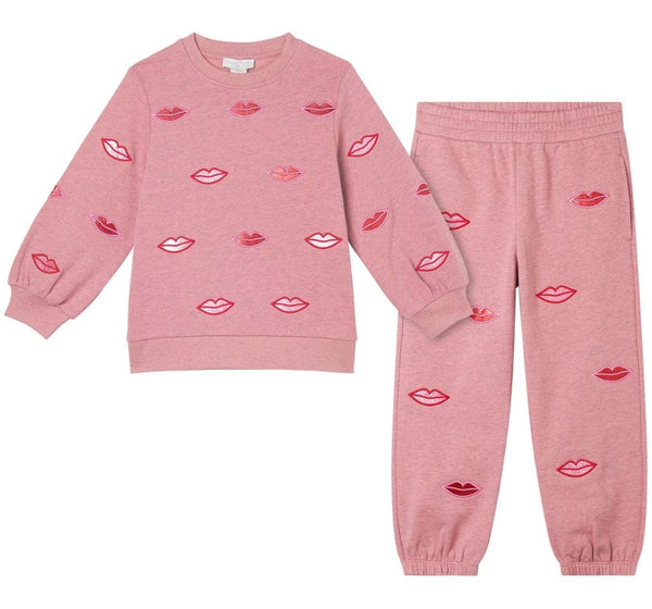 Conjunto Sudadera Y Pantalón Lips Bagdes