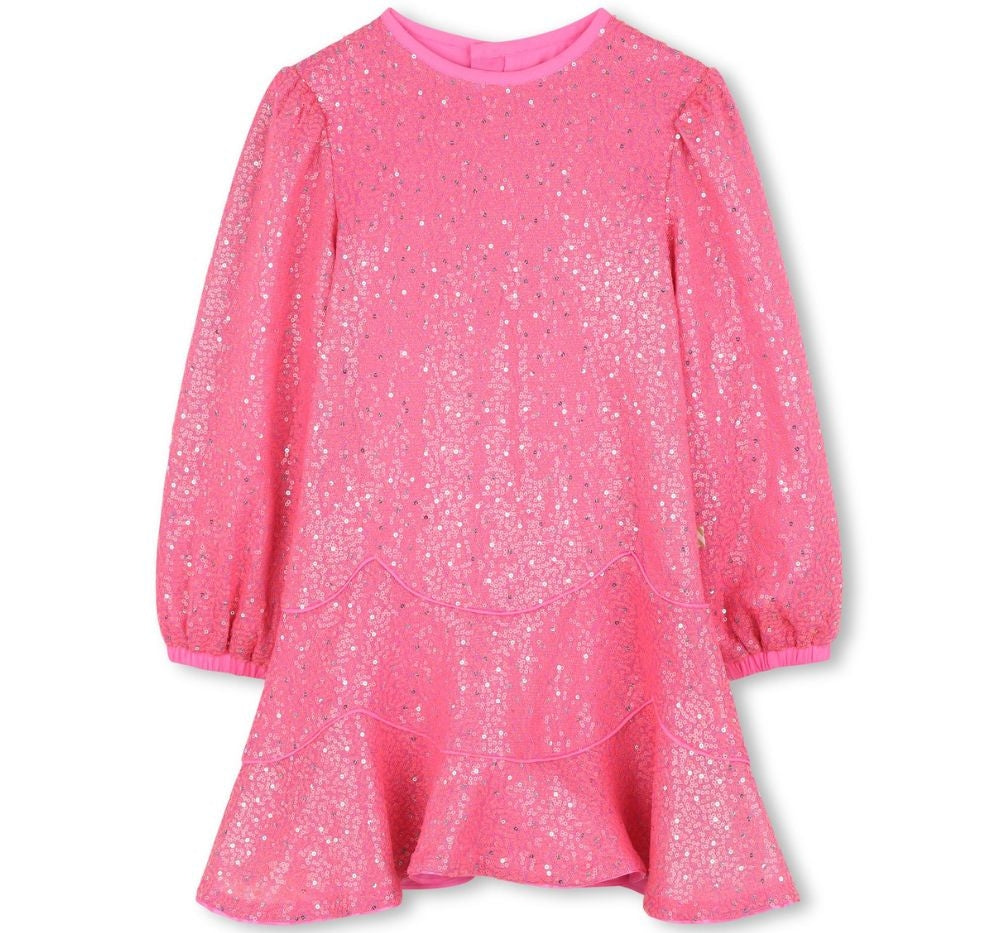 Sequin Dress Peach
