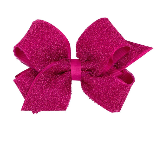 Moño Mediano Sparkle Overlay Azalea