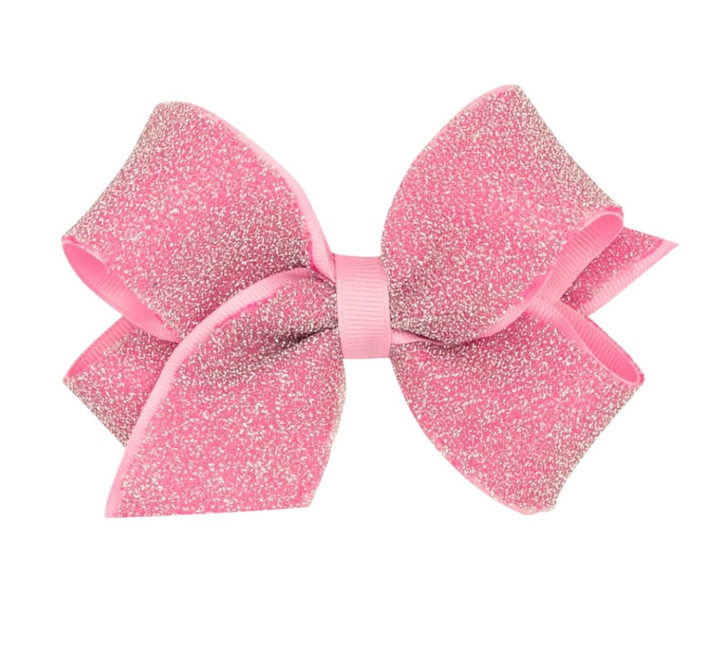 Med Sparkle/GG Overlay Bow Pearl