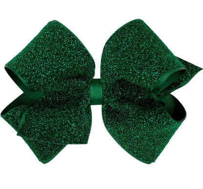 King Sparkle/GG Overlay Bow Forest Green