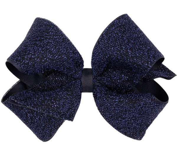 Moño King Sparkle Overlay Navy