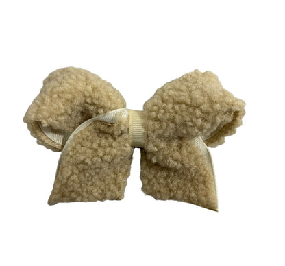 Med Sherpa/GG Cheer Overlay Bow Ecu