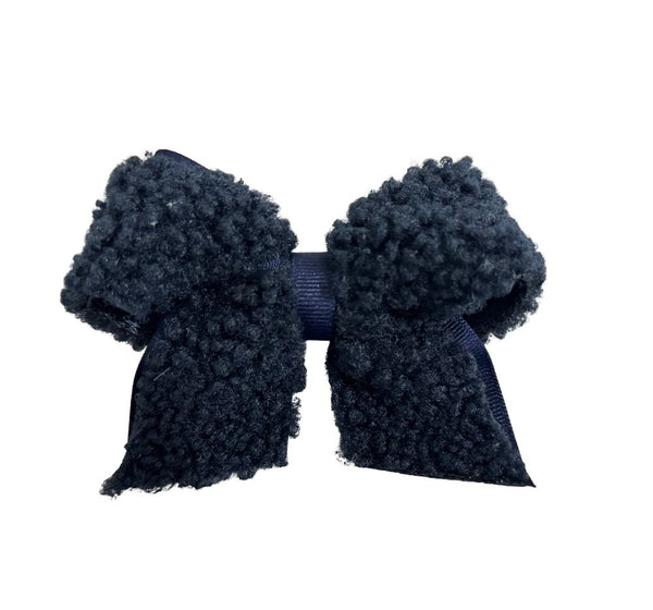 Moño Mediano Sherpa Cheer Navy