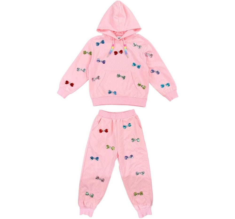 Gem Bows Jogger Set