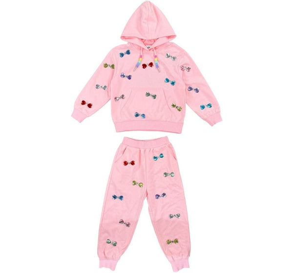 Gem Bows Jogger Set