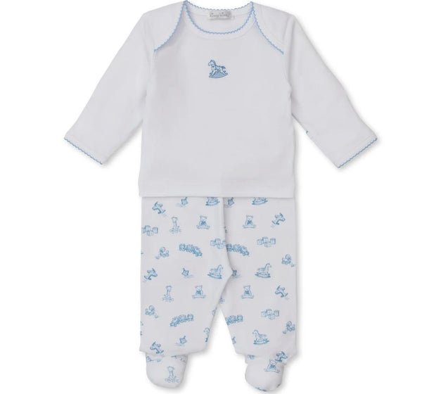 Conjunto Vintage Toy Treasures Light Blue