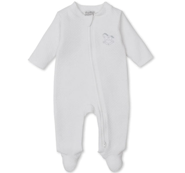 Mameluco Jacquard Riding Rockers White