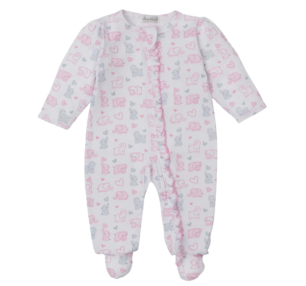 Mameluco Baby Elephant Hearts Multi