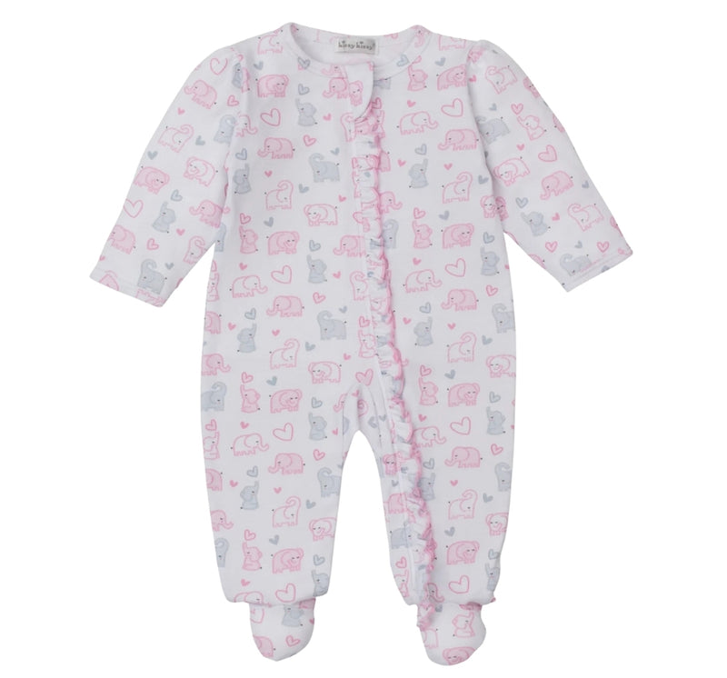 Mameluco Baby Elephant Hearts Multi