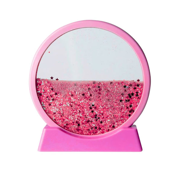 Sparkling Glitter Sand Scene Pink