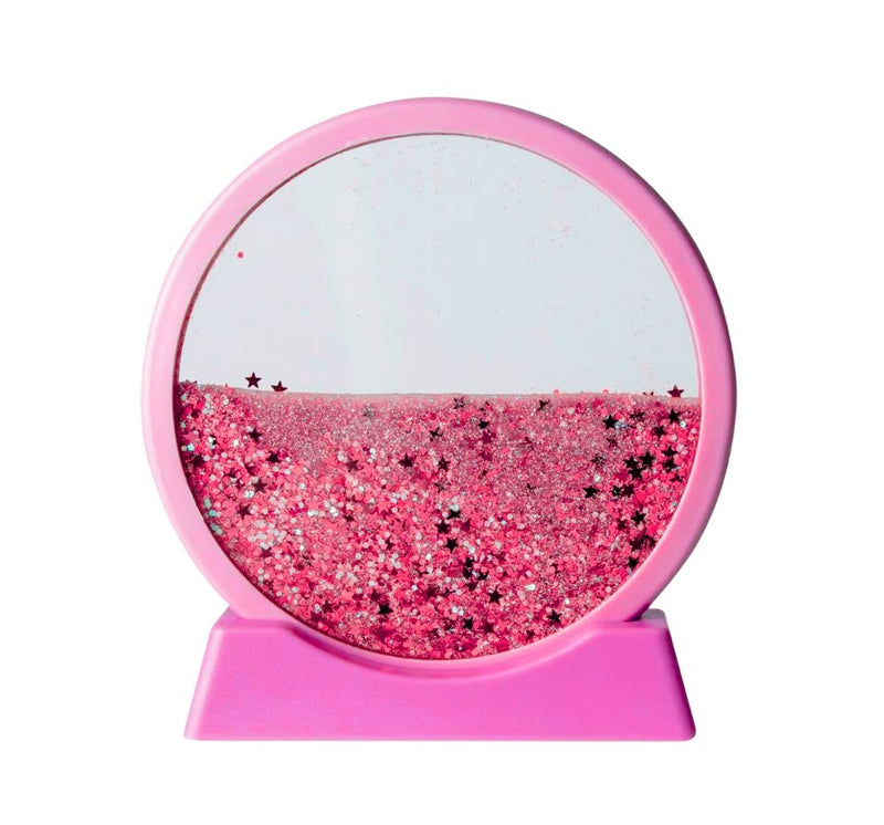 Sparkling Glitter Sand Scene Pink