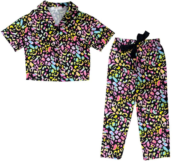 Pijama Blusa Y Short Bright Animal