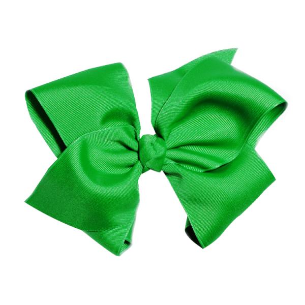 Huge Grosgrain Basic Green Bow