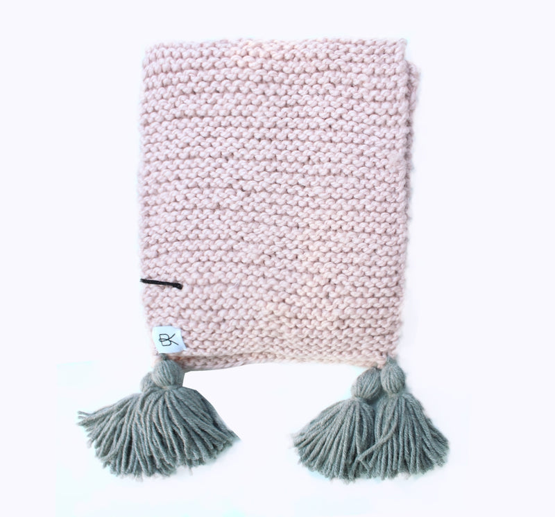 Bufanda Tassel - Binge Knitting