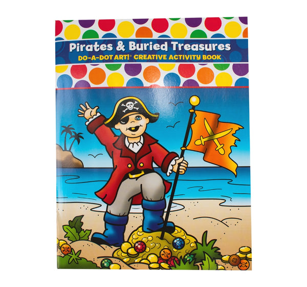Libro para Colorear de Piratas y Tesoros - DO A DOT ART
