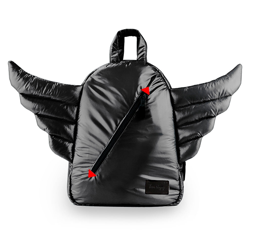 Mini Wings Black Backpack