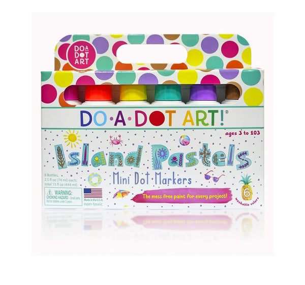 Set de Seis Mini Marcadores Isla de Pasteles- DO A DOT ART