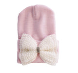 Lacey Pearl Bow Pink