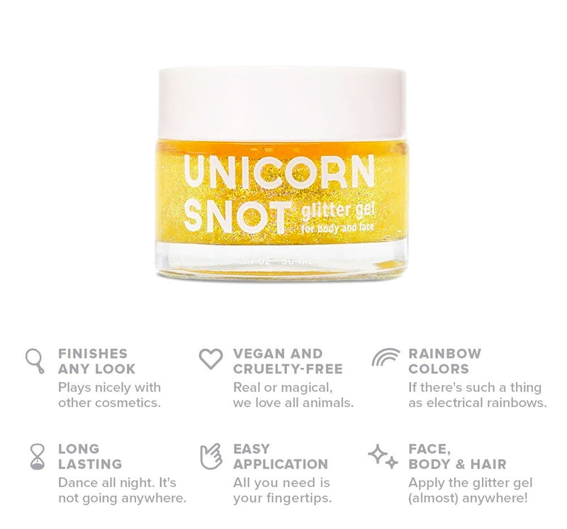 Gel Brillante Amarillo  -Unicorn Snot