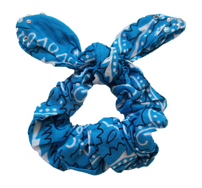 Crystallized Bandana Scrunchies