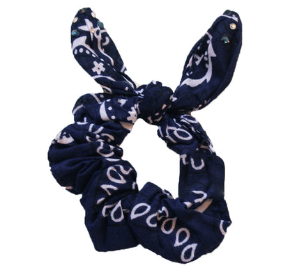 Crystallized Bandana Scrunchies