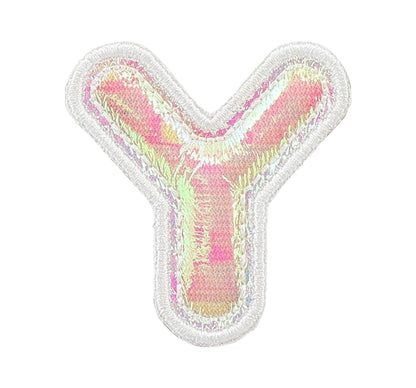 Parche puffy iridiscente letra Y -Stoney Clover