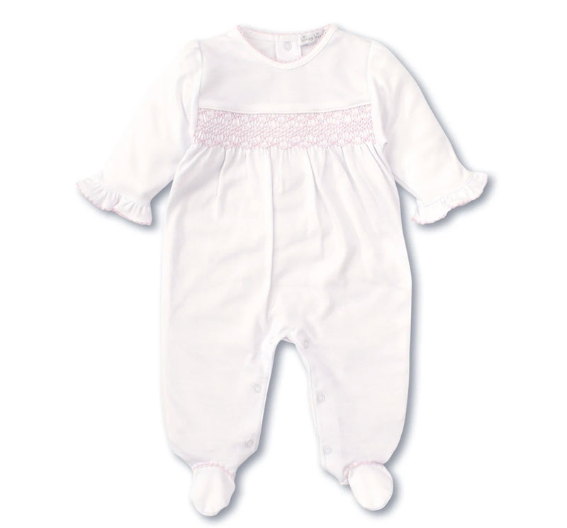 Mameluco blanco con detalle en rosa -Kissy Kissy