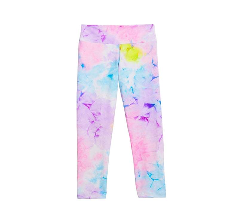 Conjunto de playera negra y leggings tie dye -Flowers by zoe
