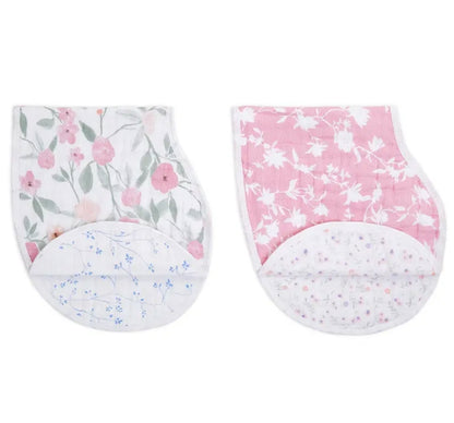 Organic Muslin Burpy Bibs Ma Fleur 2Pack