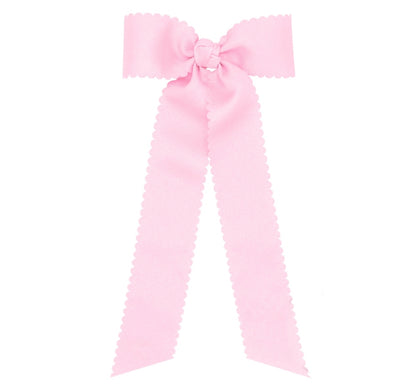 Medium Scalloped GG BT W/Tails Light Pink