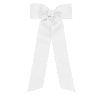Medium Scalloped GG BT W/Tails White