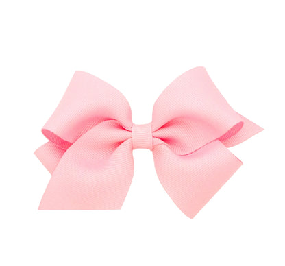 Small Solid Gro Basic Bow Light Pink