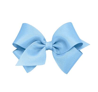 Small Solid Gro Basic Bow Blue